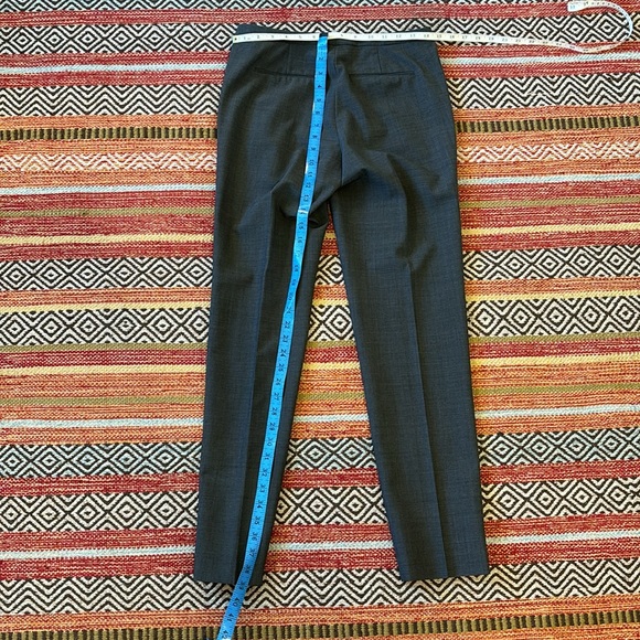 Ellie Tahari Grey Gray Jillian Straight Leg Pant size 4 - Picture 2 of 9
